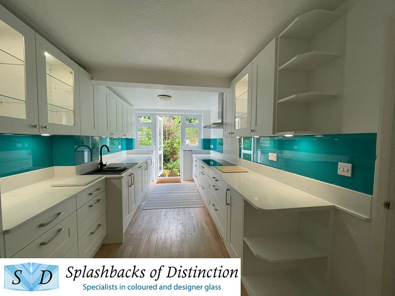 Hertford valspar santorini seascape kitchen splashback