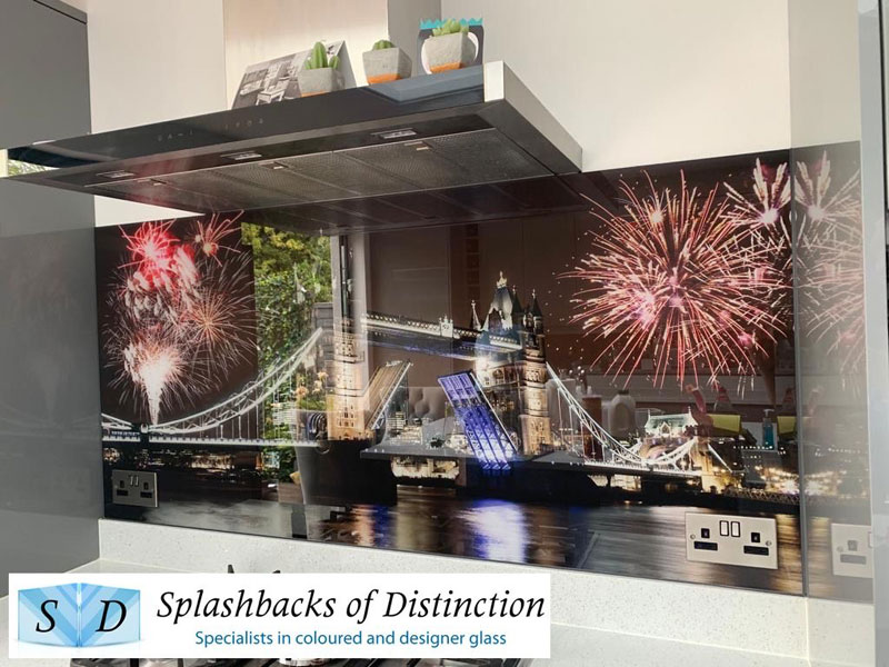 Shutterstock image of fireworks over tower bridge