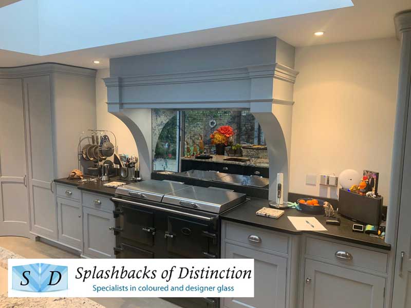 Antique mirror kitchen 