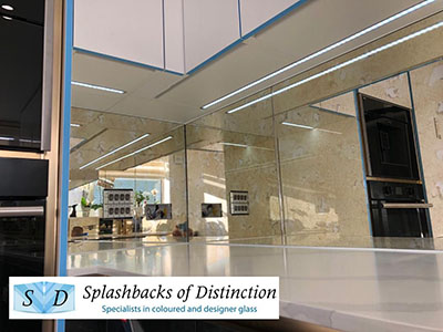Mirrored Kitchen Splashbacks from Splashbacks of Disinction
