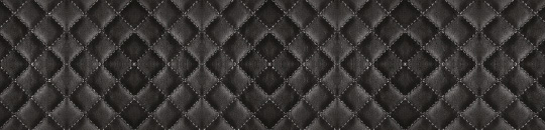 A single stitch diamond quilted black leather effect printed glass kitchen splashback for the lighter kitchen or living room. A printed glass kitchen splashback to suit the lighter looking kitchen or living room decor.