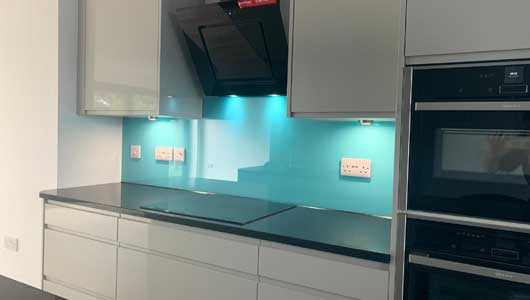 Kitchen splashback tiffany