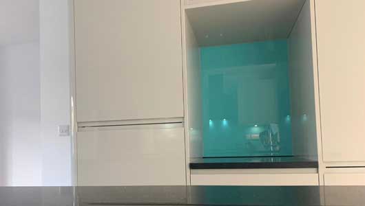 Kitchen splashback tiffany