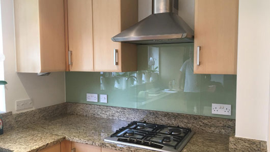 Kitchen splashbacks lime