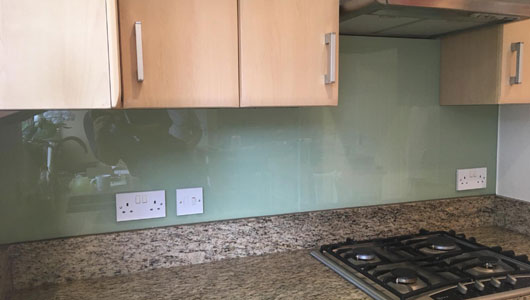 Kitchen splashbacks lime