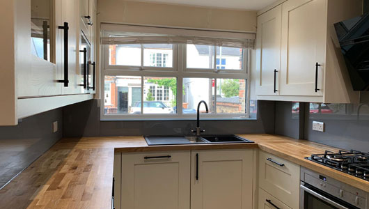 Kitchen splashback dulux natural slate