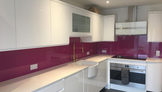 Kitchen splashbacks ral 4006