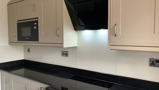 Dulux natural calico kitchen splashback